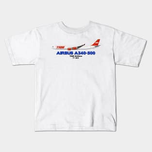 Airbus A340-500 - TAM Airlines Kids T-Shirt